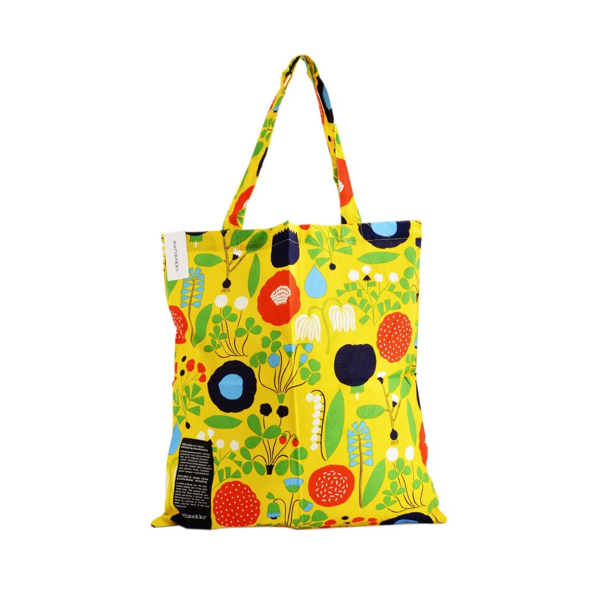 マリメッコ marimekko 062420 163 B SILVER MEDAL BAG ファブリック トートバッグ エコバッグ