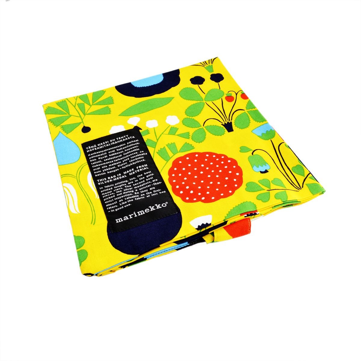 マリメッコ marimekko 062420 163 B SILVER MEDAL BAG ファブリック トートバッグ エコバッグ