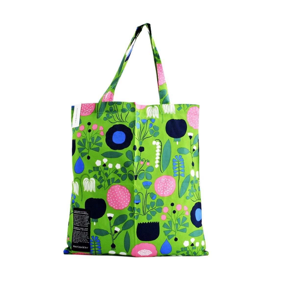 マリメッコ marimekko 062420 163 C SILVER MEDAL BAG ファブリック トートバッグ エコバッグ