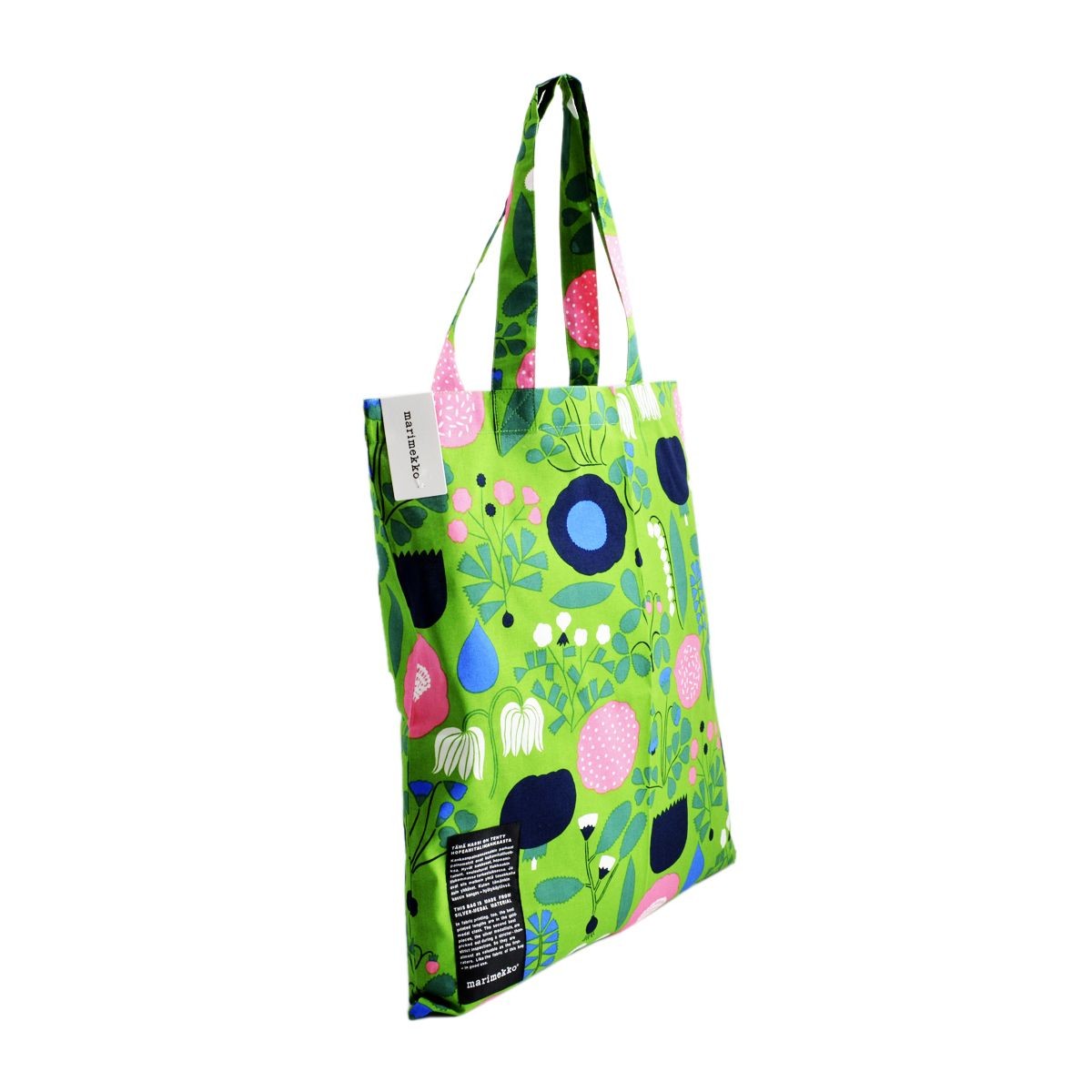 マリメッコ marimekko 062420 163 C SILVER MEDAL BAG ファブリック トートバッグ エコバッグ