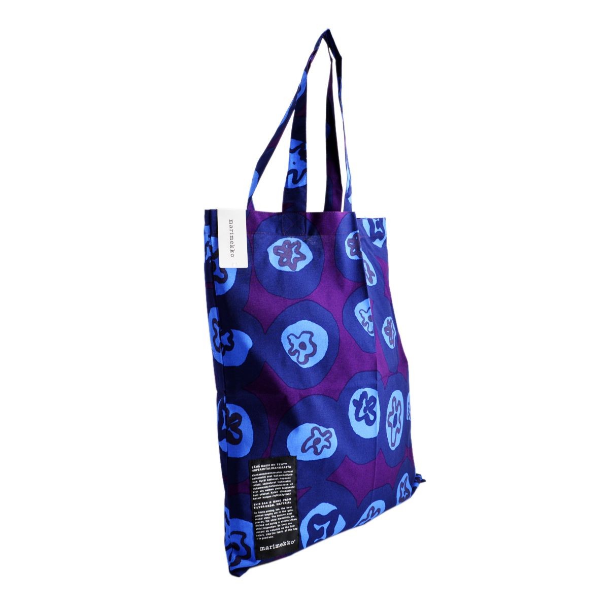 マリメッコ marimekko 062420 163 D SILVER MEDAL BAG ファブリック トートバッグ エコバッグ
