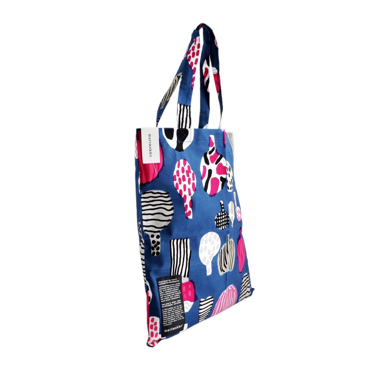 マリメッコ marimekko 062420 163 E SILVER MEDAL BAG ファブリック トートバッグ エコバッグ