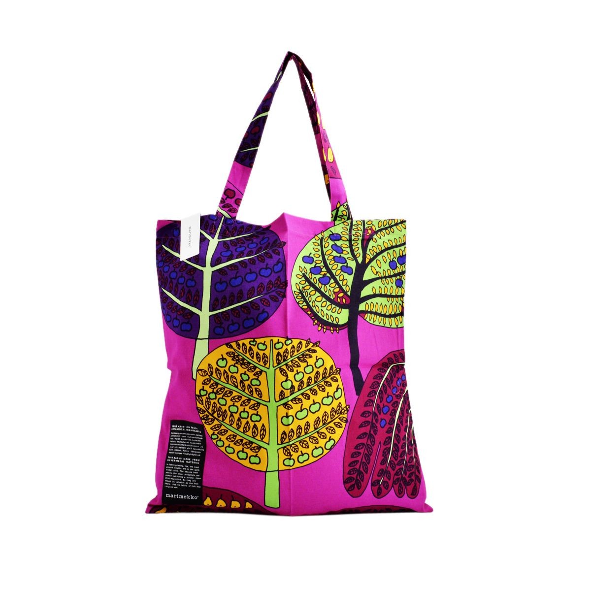 マリメッコ marimekko 062420 164 A SILVER MEDAL BAG ファブリック トートバッグ エコバッグ