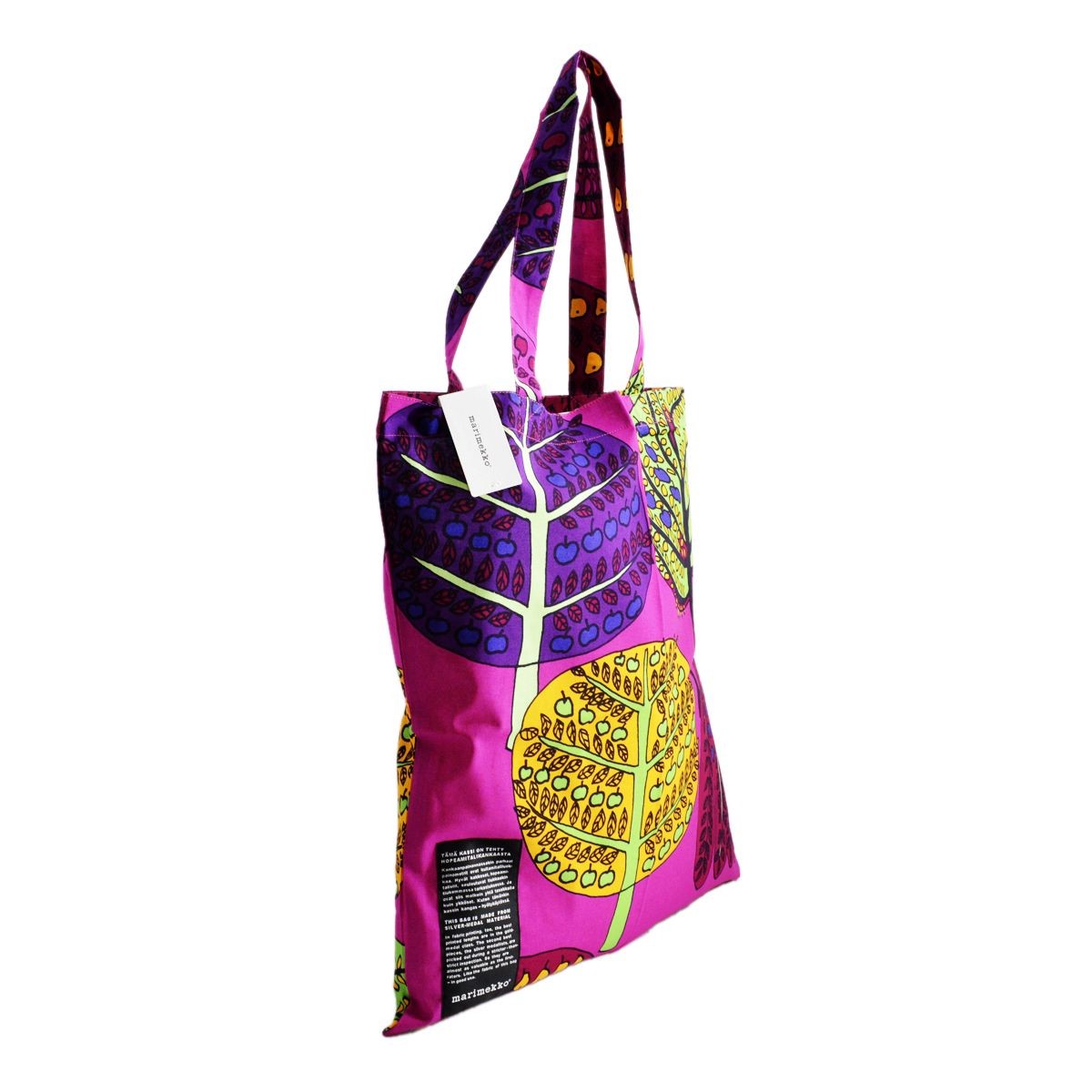 マリメッコ marimekko 062420 164 A SILVER MEDAL BAG ファブリック トートバッグ エコバッグ
