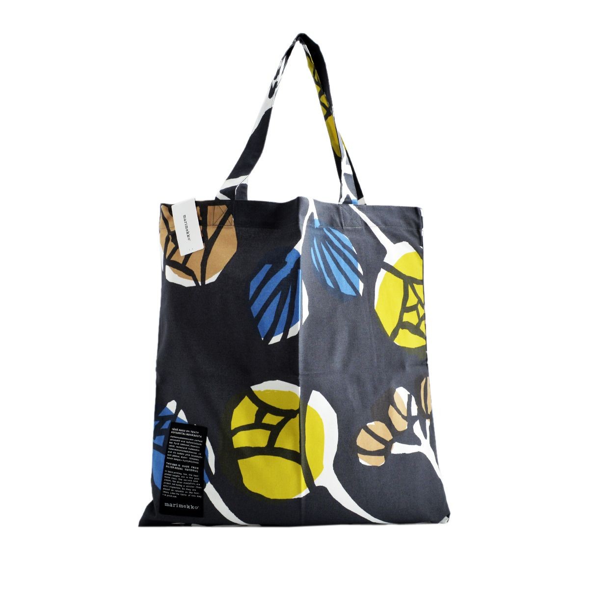 マリメッコ marimekko 062420 164 D  SILVER MEDAL BAG ファブリック トートバッグ エコバッグ