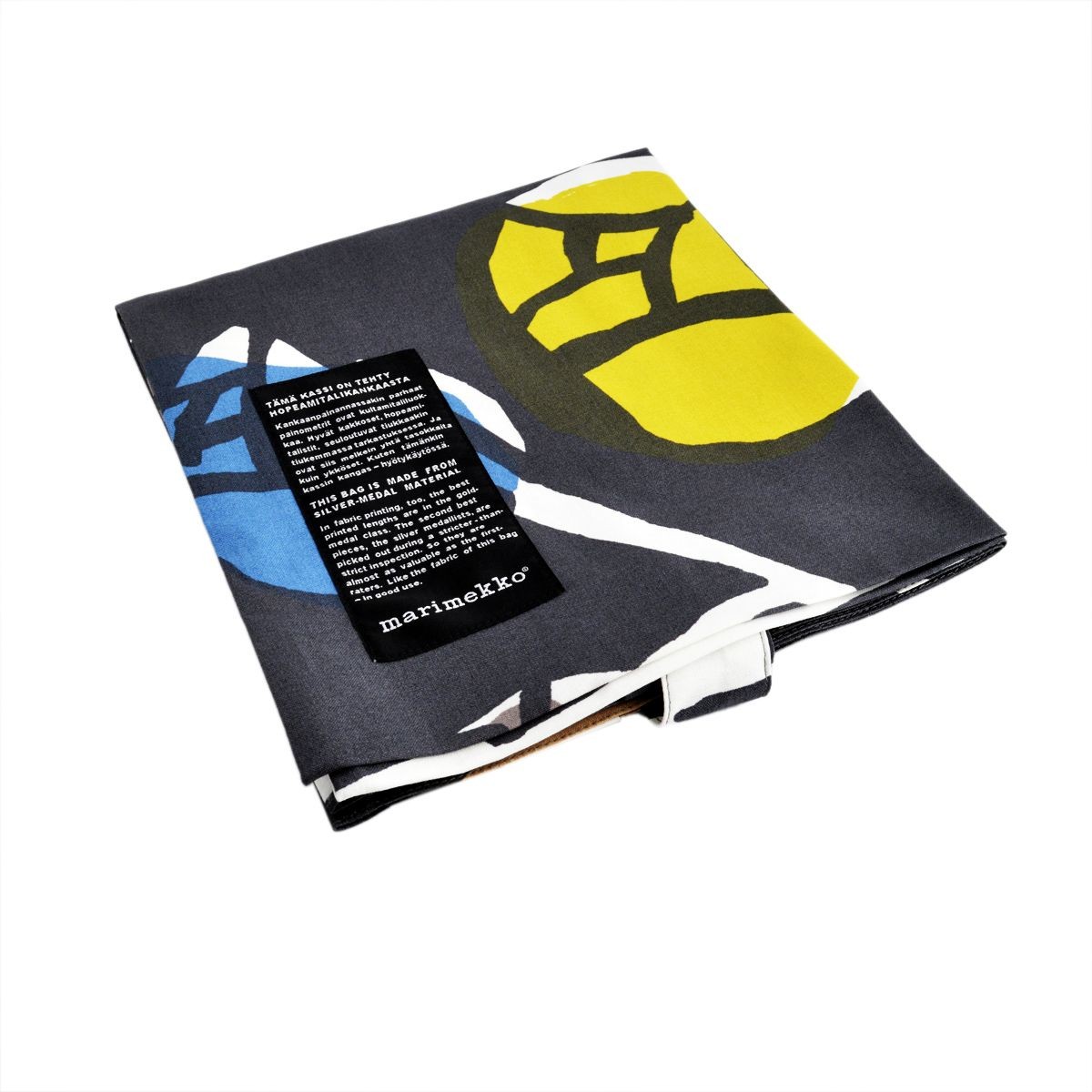 マリメッコ marimekko 062420 164 D  SILVER MEDAL BAG ファブリック トートバッグ エコバッグ