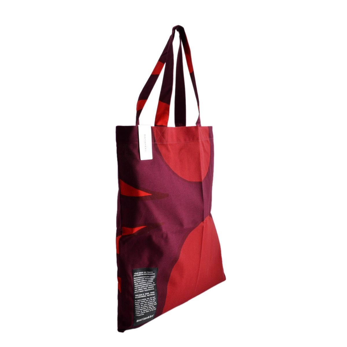 マリメッコ marimekko 062420 164 E SILVER MEDAL BAG ファブリック トートバッグ エコバッグ