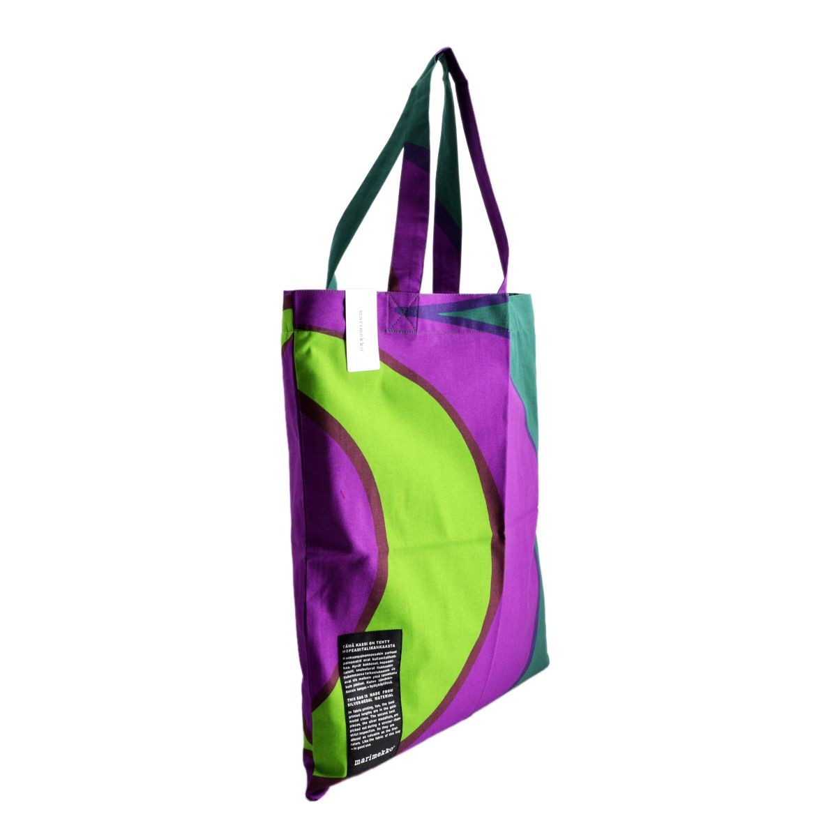 マリメッコ marimekko 062420 164 F  SILVER MEDAL BAG ファブリック トートバッグ エコバッグ