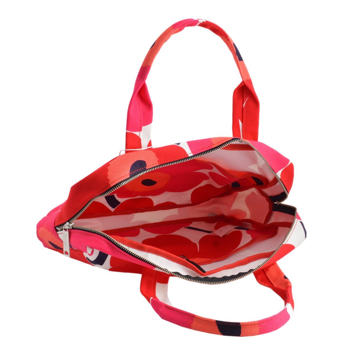 マリメッコ marimekko 043460 001  ESTERI UNIKKO コットンキャンバス PC トート・ハンドバッグ