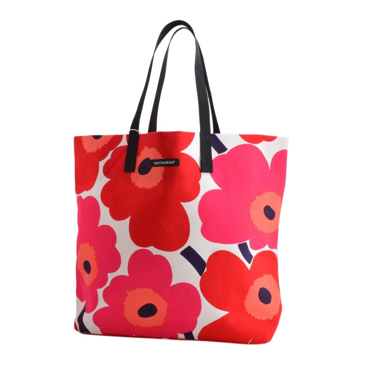 マリメッコ marimekko 043461 001 SILJA UNIKKO コットンキャンバス トートバッグ