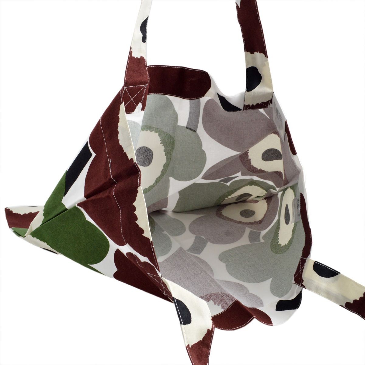 マリメッコ marimekko 062420 100 T SILVER MEDAL BAG ファブリック トートバッグ エコバッグ