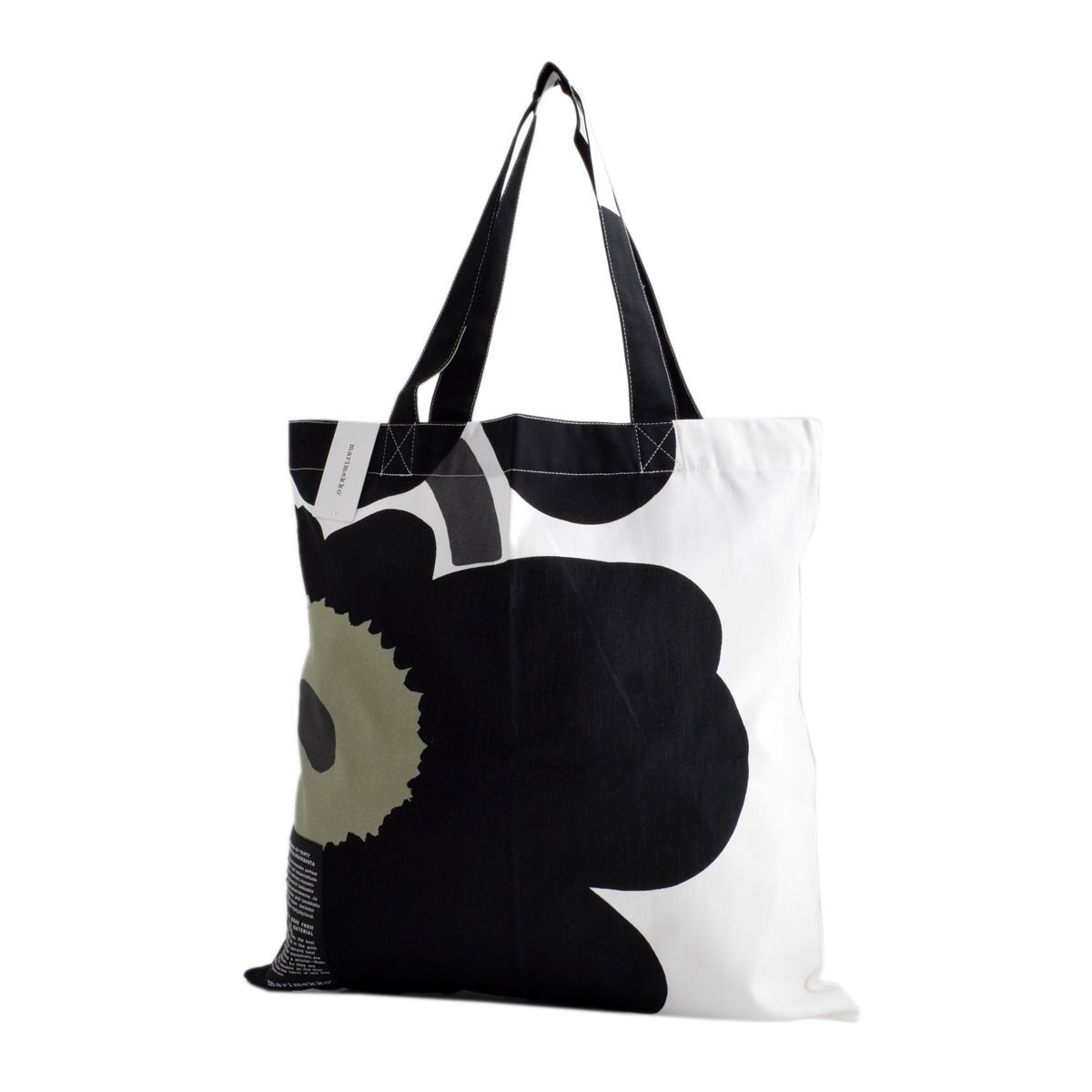 マリメッコ marimekko 062420 100 U SILVER MEDAL BAG ファブリック トートバッグ エコバッグ