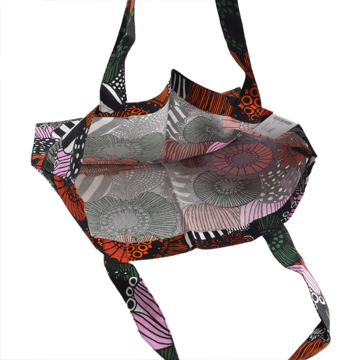 マリメッコ marimekko 067810 136 ファブリック トートバッグ エコバッグ PIENI SIIRTOLAPUUTARHA BAG