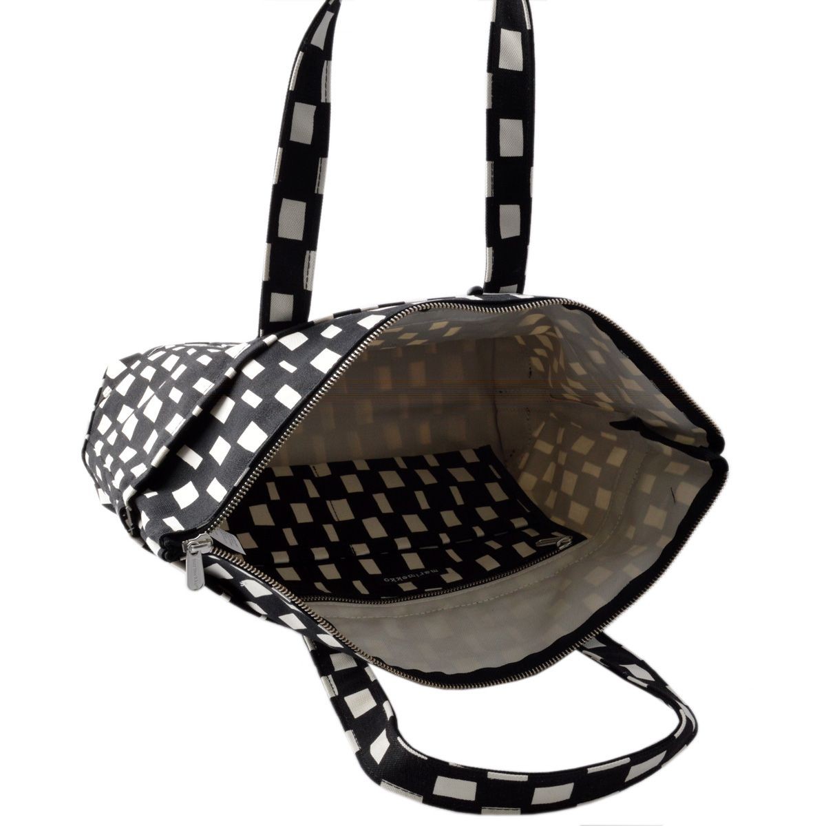 マリメッコ marimekko 044389 911 コットンキャンバス 2WAY トートバッグ ミディアムサイズ UUSI MINI MATKURI NOPPA
