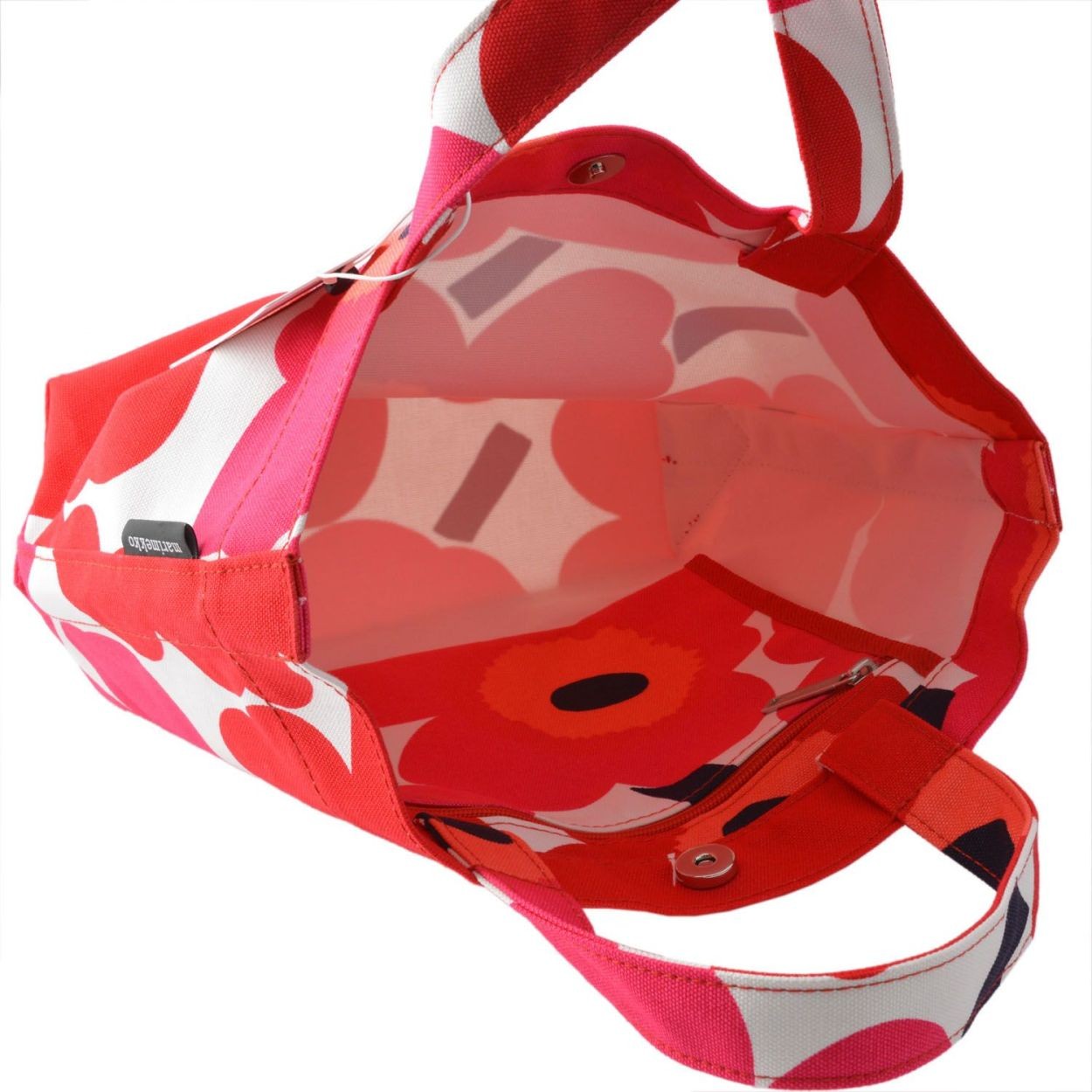 マリメッコ marimekko 040965 001 コットンキャンバス トートバッグ VERONIKA PIENI UNIKKO