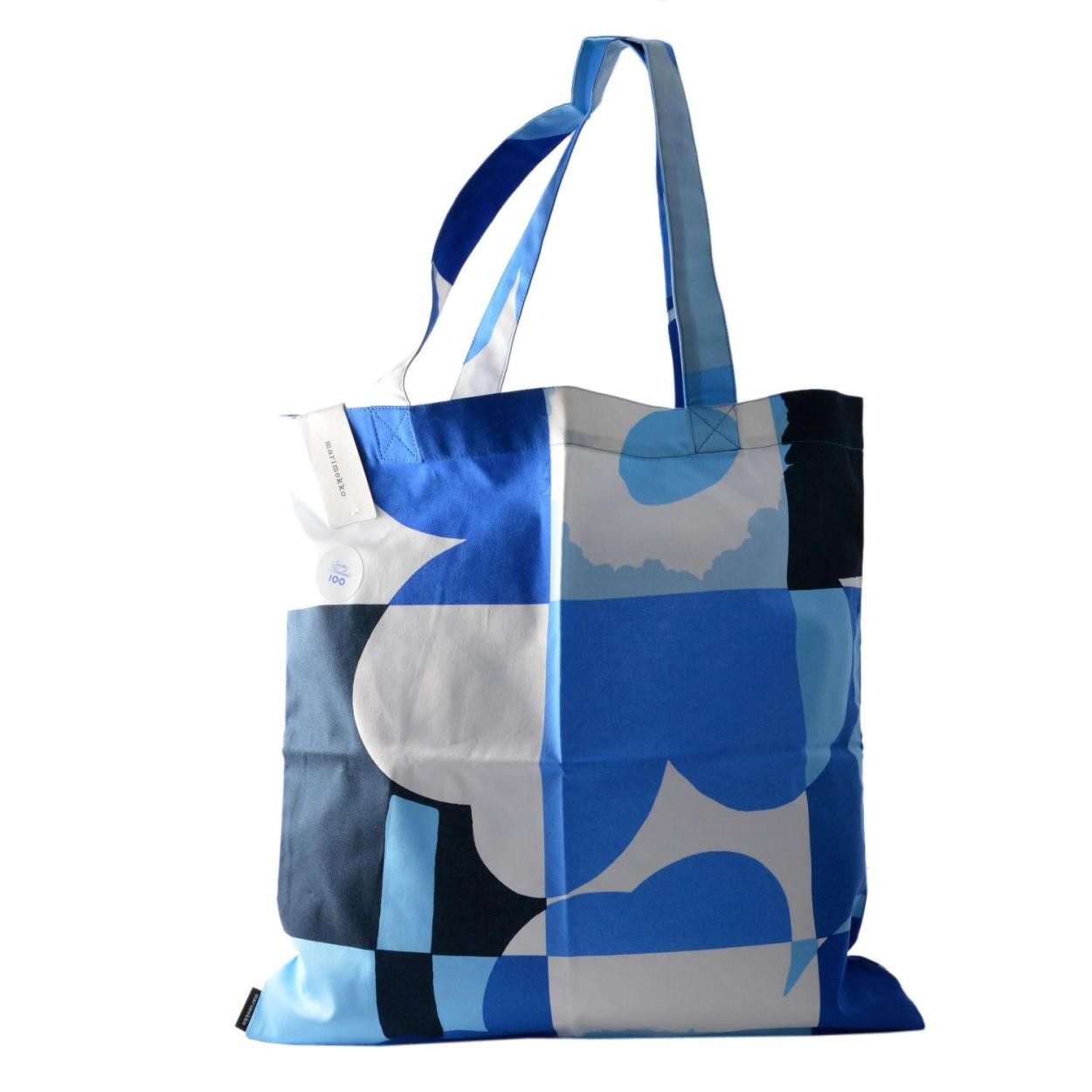 マリメッコ marimekko 067302 501 ファブリック トートバッグ エコバッグ RUUTU-UNIKKO BAG