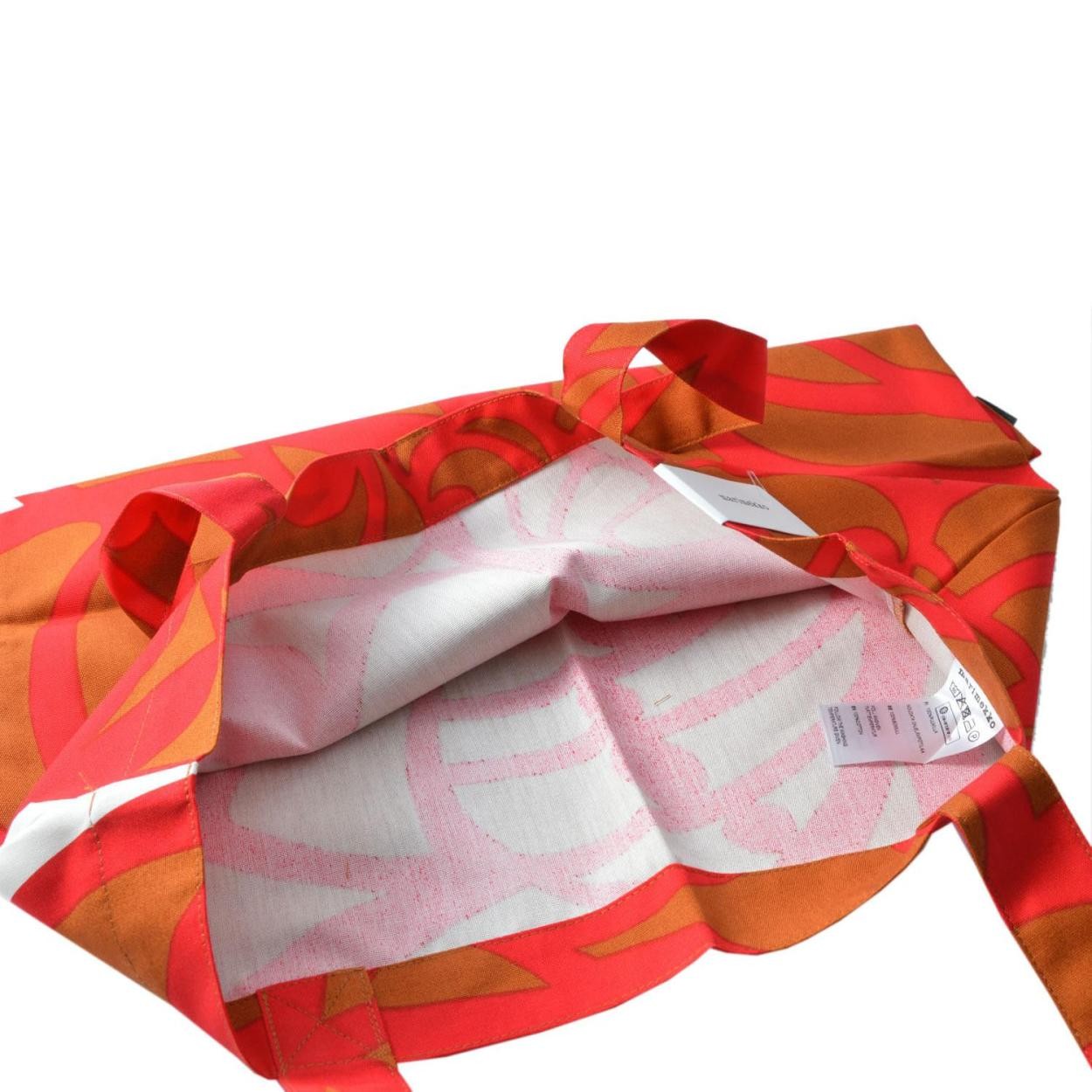 マリメッコ marimekko 068951 999 D ファブリック トートバッグ エコバッグ
