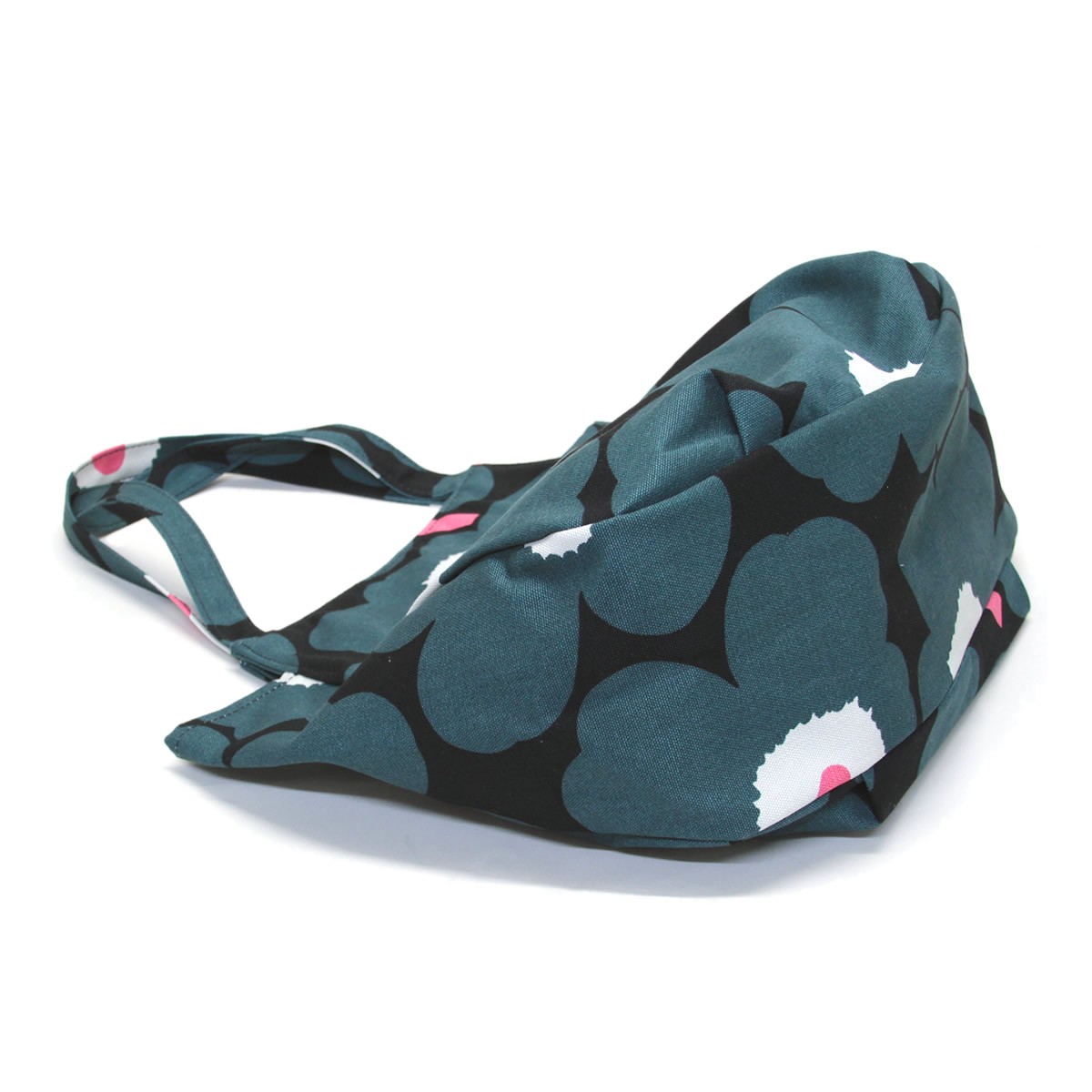 マリメッコ marimekko 045173 963 コットンキャンバス ショルダー・トートバッグ HUVITAR PIENI UNIKKO