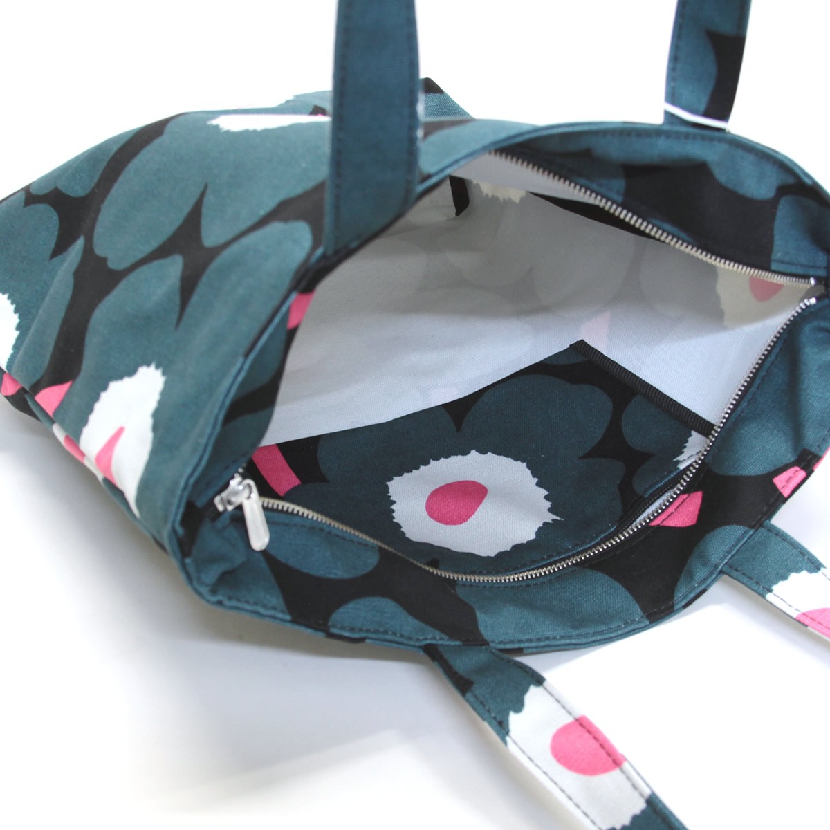 マリメッコ marimekko 045175 963 コットンキャンバス ショルダー・トートバッグ KUNINGATAR PIENI UNIKKO