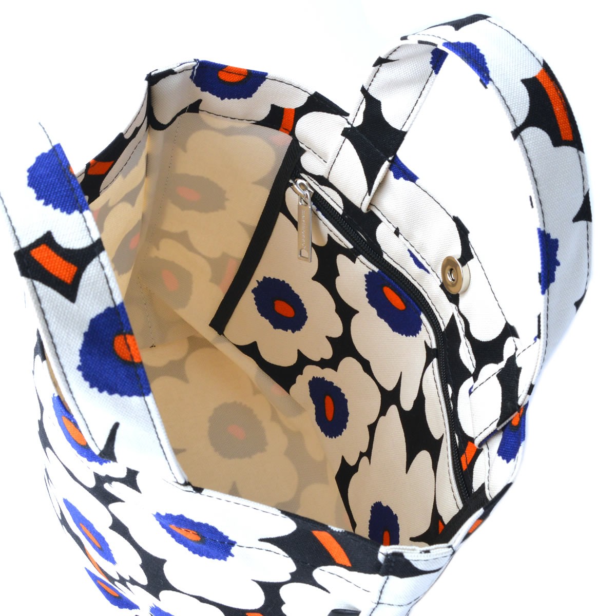 マリメッコ marimekko 045658 985 コットンキャンバス トートバッグ VERONIKA PIENI UNIKKO