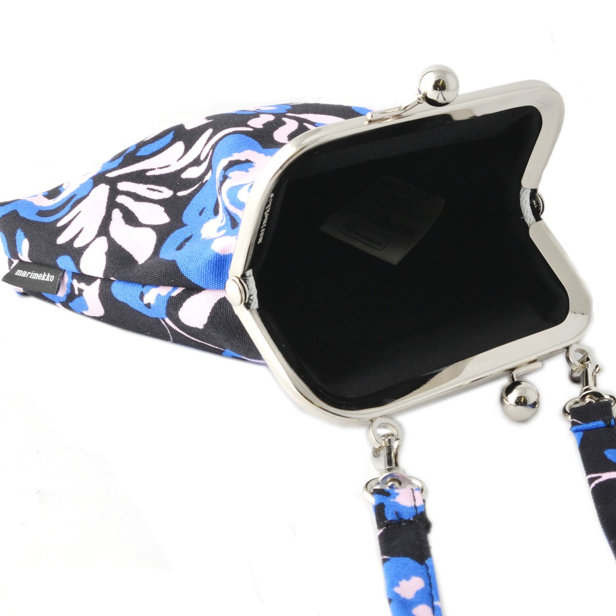 マリメッコ marimekko 045664 553 コットンキャンバス がま口 ミニ ショルダーバッグ ROOSA ORVO