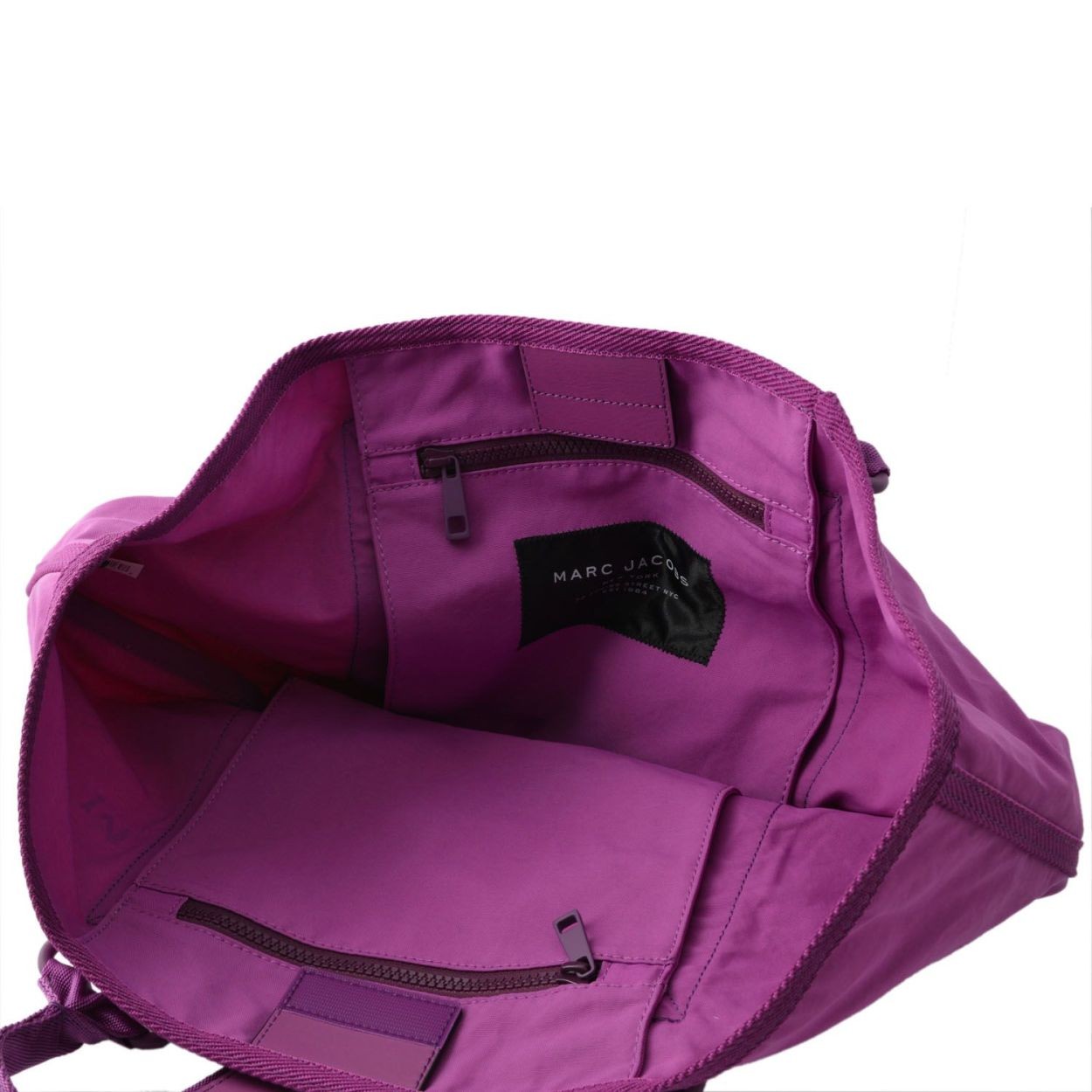 マークジェイコブス MARC JACOBS M0011222-533 Lilac ミリタリーロゴプリント トートバッグ スモール A4サイズ対応 New Logo Tote Small