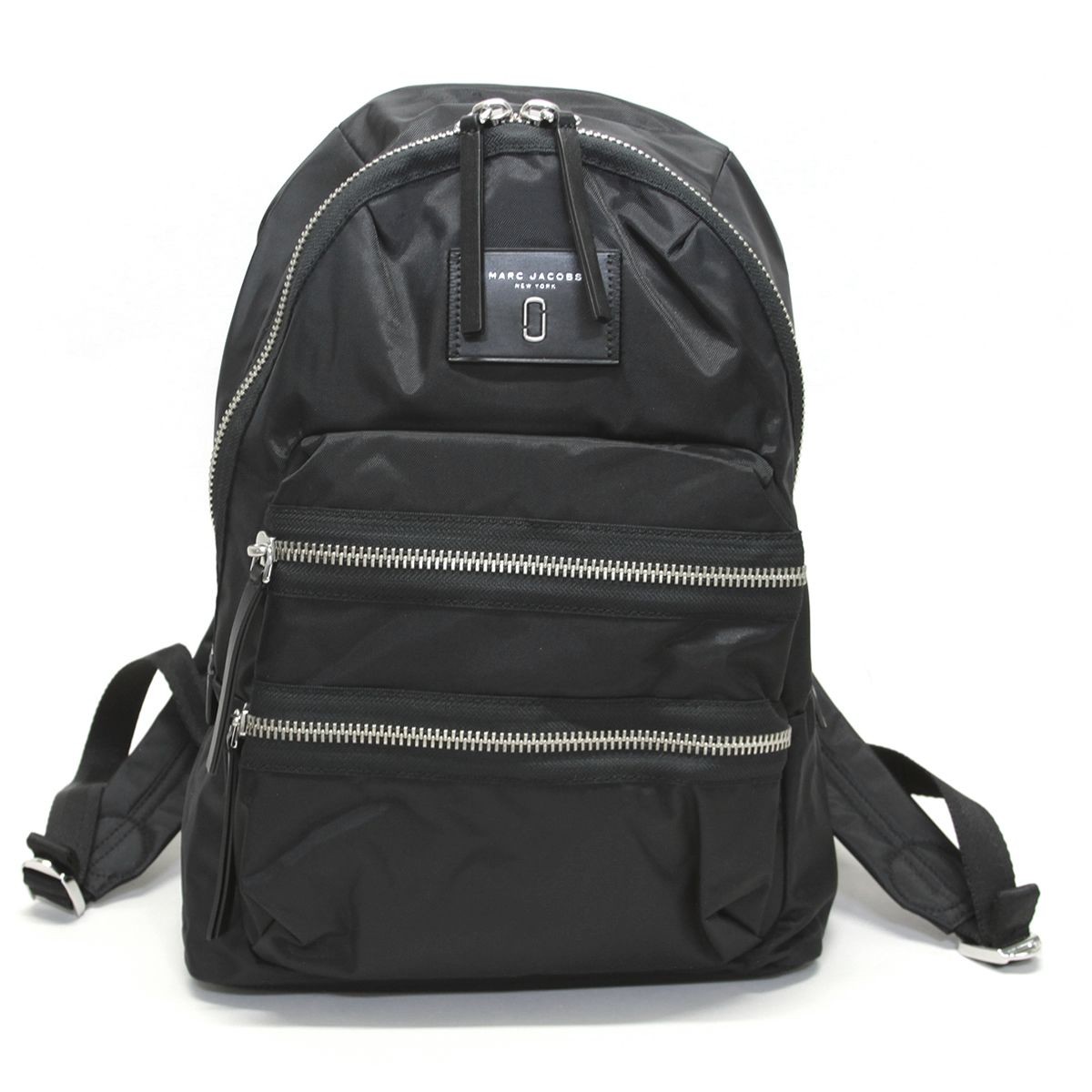 マークジェイコブス MARC JACOBS M0012700-001 Black ダブルJロゴ ナイロン バックパック リュックサック Nylon Biker Backpack