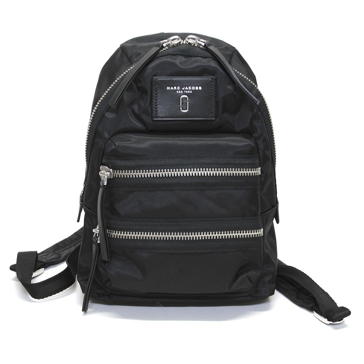 マークジェイコブス MARC JACOBS M0012702-001 Black ダブルJロゴ ナイロン ミニ バックパック リュックサック Nylon Biker Mini Backpack