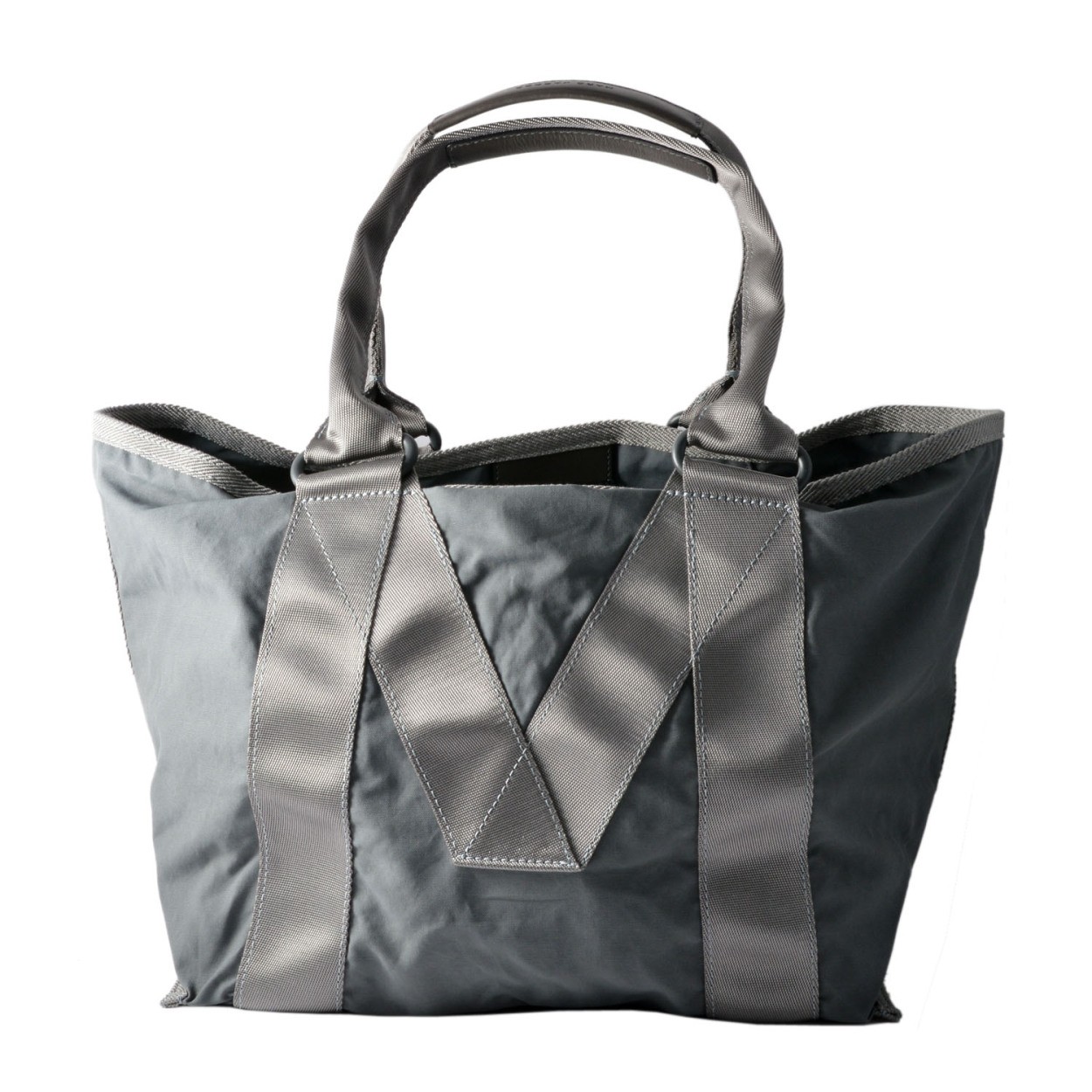 マークジェイコブス MARC JACOBS M0011222-023 Graphite ミリタリーロゴプリント トートバッグ スモール A4サイズ対応 New Logo Small Tote
