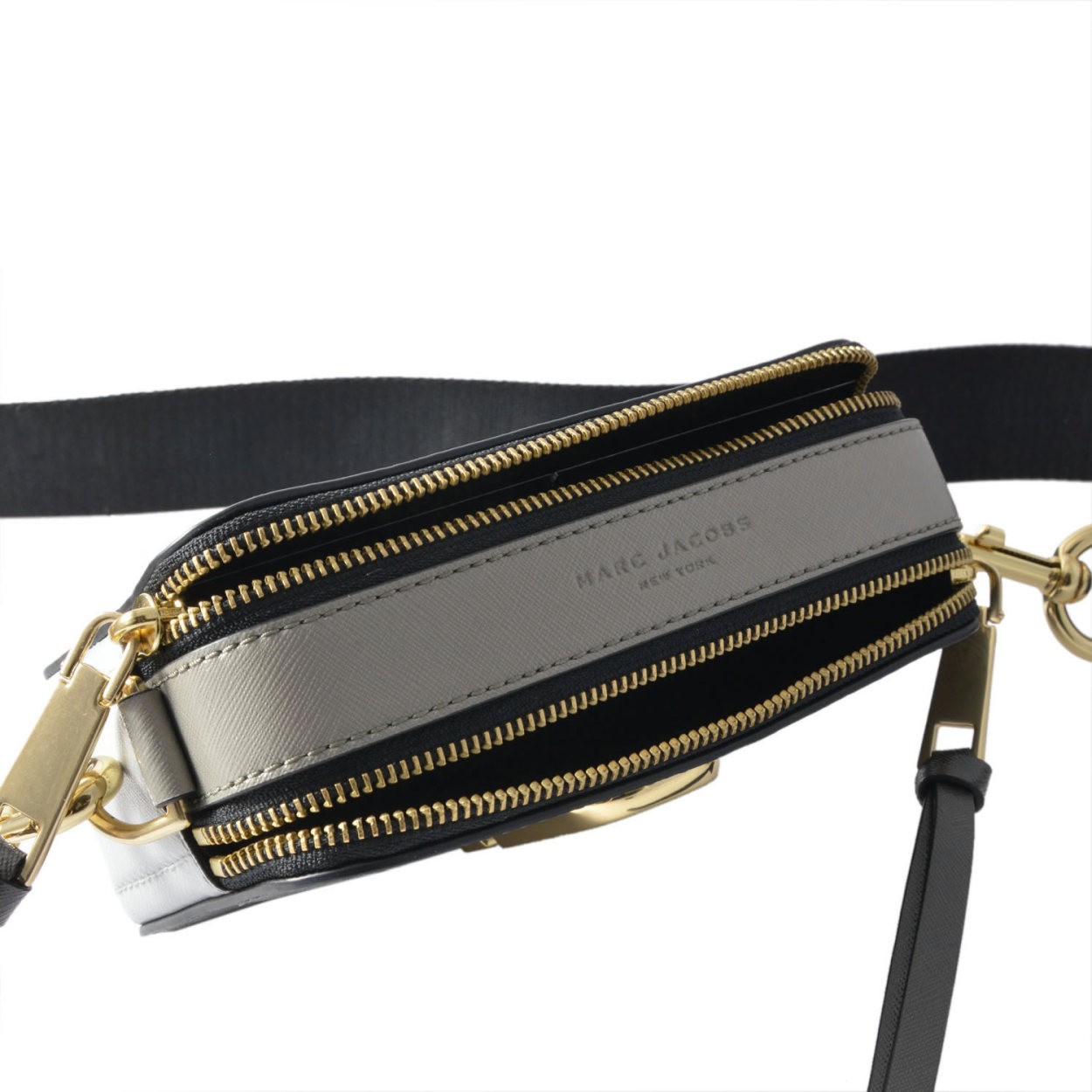 マークジェイコブス MARC JACOBS M0012007-087 Graphite Multi ダブルJロゴ スナップショット カラーブロック ショルダーバッグ スモール カメラバッグ クラッチ Snapshot