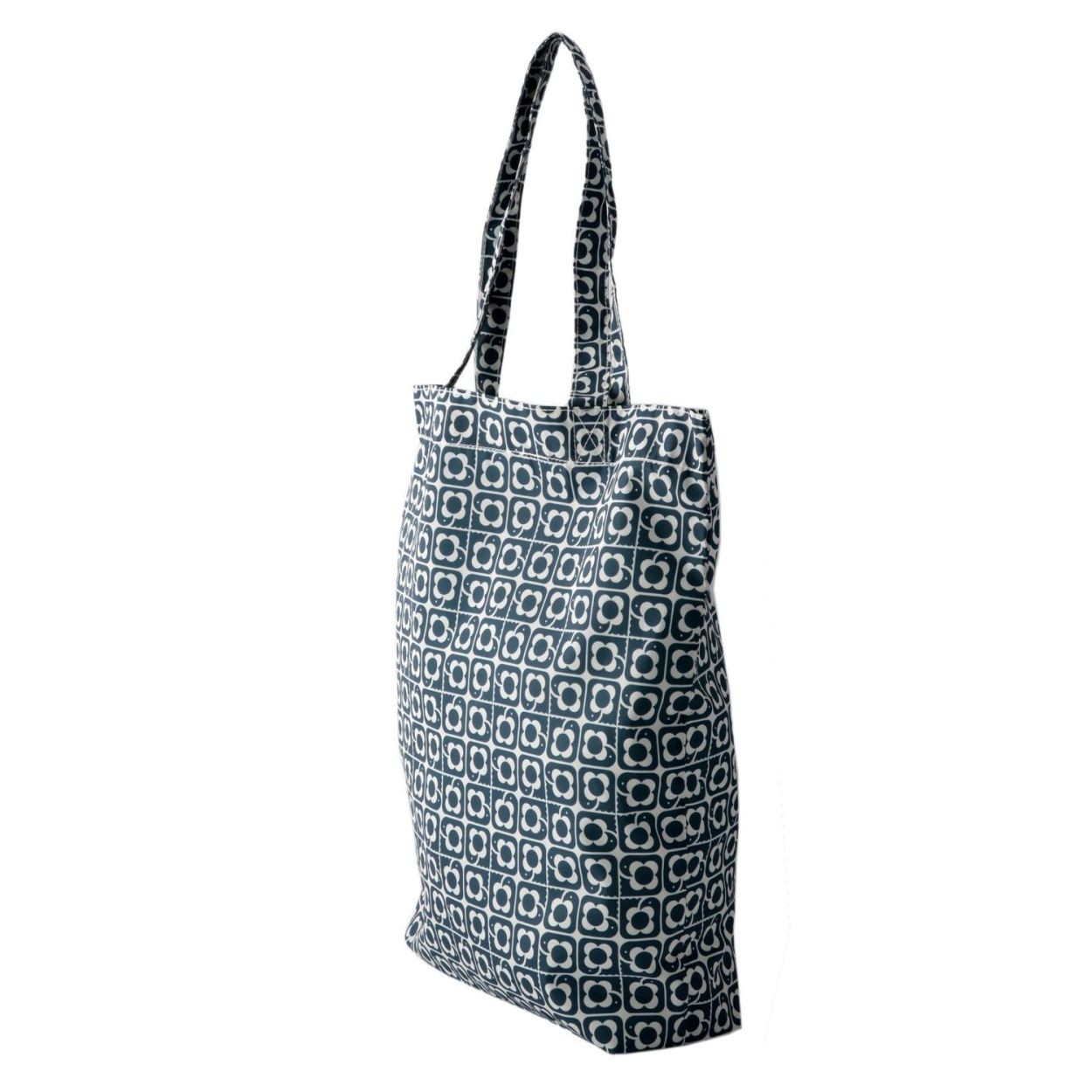 オーラカイリー Orla Kiely 17SEDLB307 Navy トートバッグ ショッピングバッグ DISTY LOVE BIRDS Packaway Tote