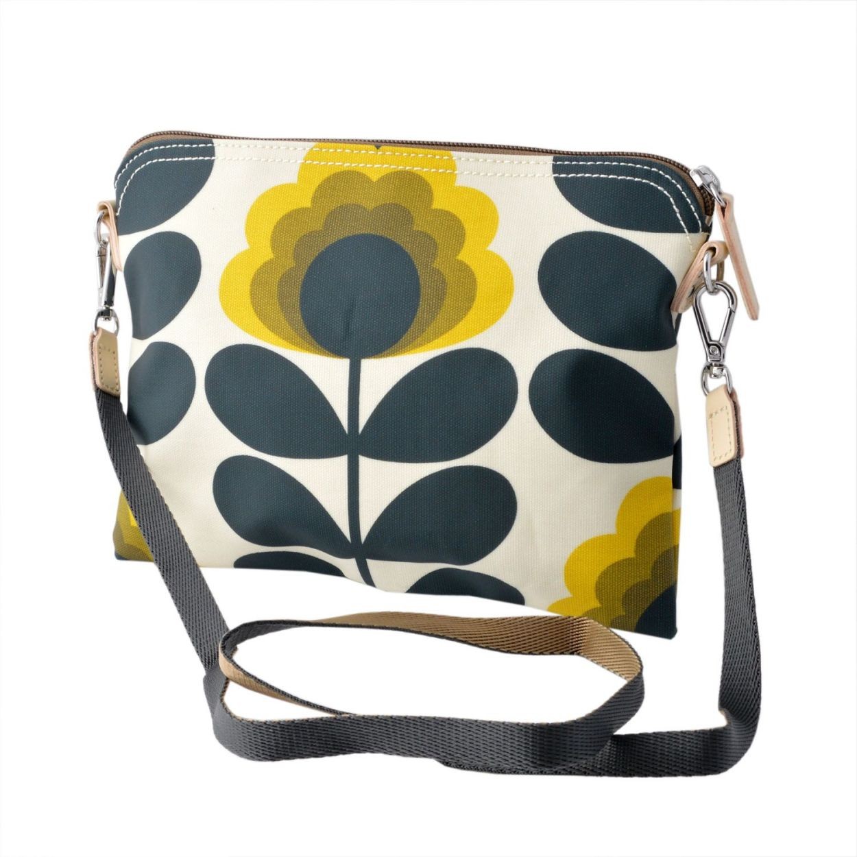 オーラカイリー Orla Kiely 17SESFS136 Sunshine ショルダーストラップ付 トラベルポーチ バッグ クロスボディ SUMMER FROWER STEM Travel Pouch