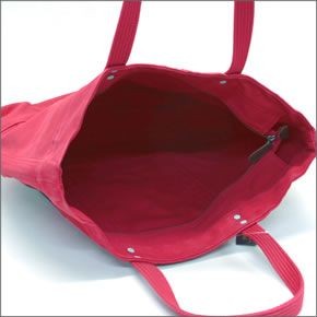 ポロ ラルフローレン BIG PONY TOTE  405532853001 PARK AVENUE RED ファスナー付 キャンバス トートバッグ