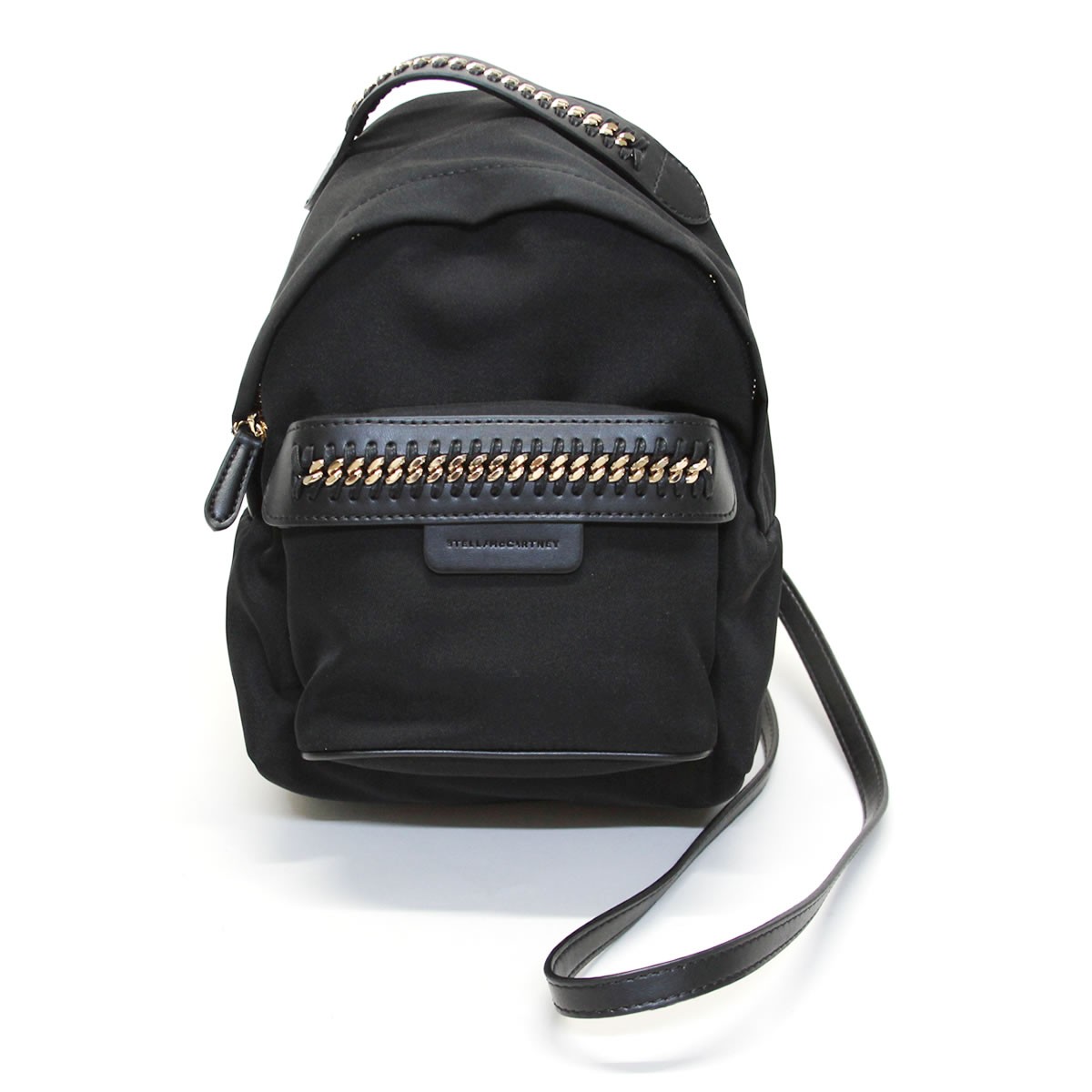 ステラマッカートニー STELLA McCARTNEY 469178 W8091 1000 ファラベラGO ミニ バックパック リュックサック ショルダーバッグ Mini Back Pack Eco Nylon Falabella Go
