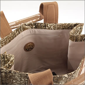 【TORY BURCH】トリーバーチ トートバック サンド（スネーク調） 11109099-255