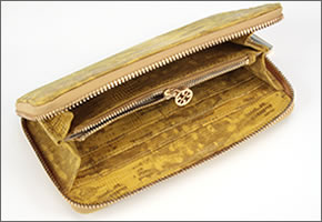 【TORY BURCH】トリーバーチ ラウンドファスナー長財布 イエロー（スネーク調） 11105040-700
