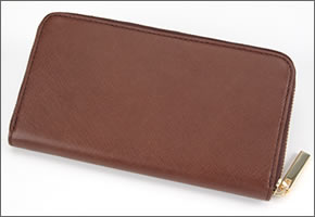 【TORY BURCH】トリーバーチ ラウンドファスナー長財布 チョコレート 50005060-225