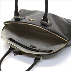 トリーバーチ ROBINSON DOME SATCHEL ロビンソン ドーム型 ハンドバッグ ブラック ≪2013AW≫ 31139637 001 BLACK