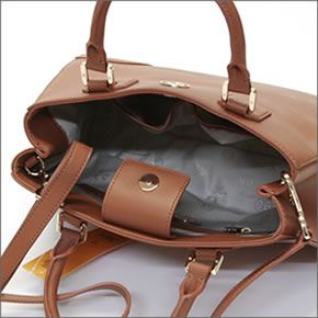 トリーバーチ ROBINSON TRIANGLE TOTE ロビンソン 2WAY ショルダー・トートバッグ ブラウン ≪2013AW≫ 31139642 201 LUGGAGE