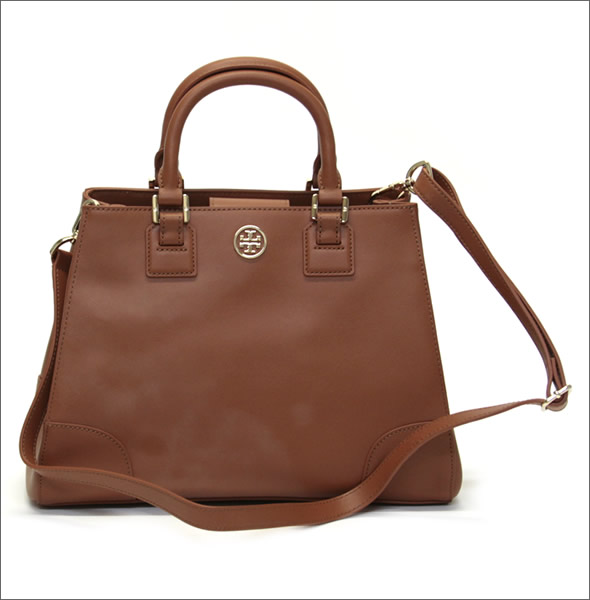 トリーバーチ ROBINSON TRIANGLE TOTE ロビンソン 2WAY ショルダー・トートバッグ ブラウン ≪2013AW≫ 31139642 201 LUGGAGE