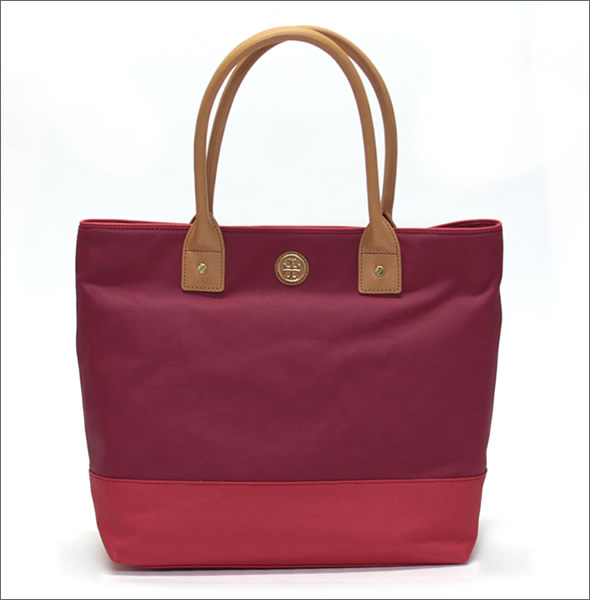 トリーバーチ JADEN TOTE バイカラー トートバッグ オウバーン/カーマイン ≪2013AW≫ 31139754 614 AUBURN/CARMINE