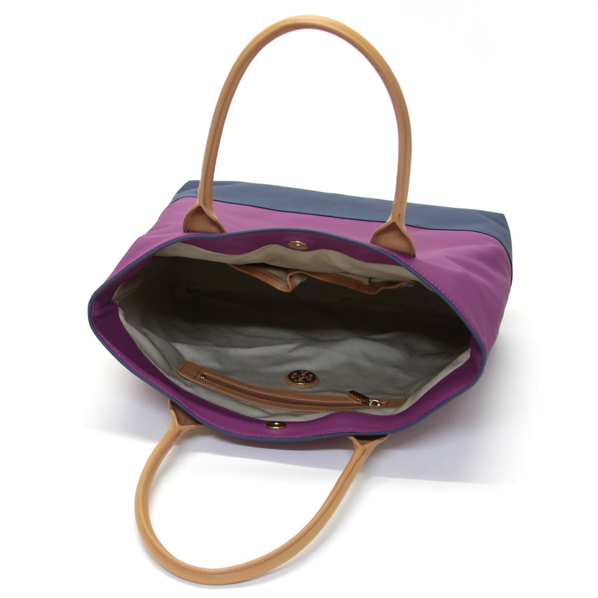 トリーバーチ TORY BURCH 31139754 655 FUCHSIA/NIGHT SKY JADEN TOTE バイカラー トートバッグ フーシャパープル/ナイトスカイネイビー