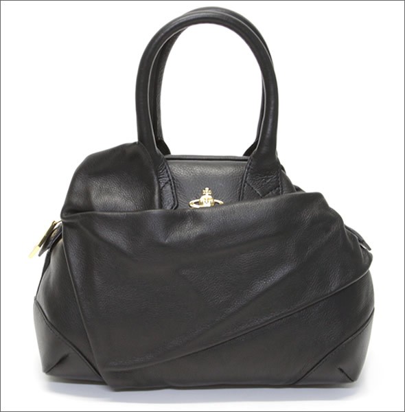ヴィヴィアン ウエストウッド  カウレザー ハンドバッグ POCKET YASMINE 6585 100 NERO