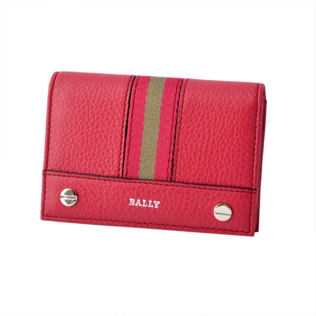 バリー BALLY COMIER STRIPES 456 6208913 レディース カードケース 名刺入れ