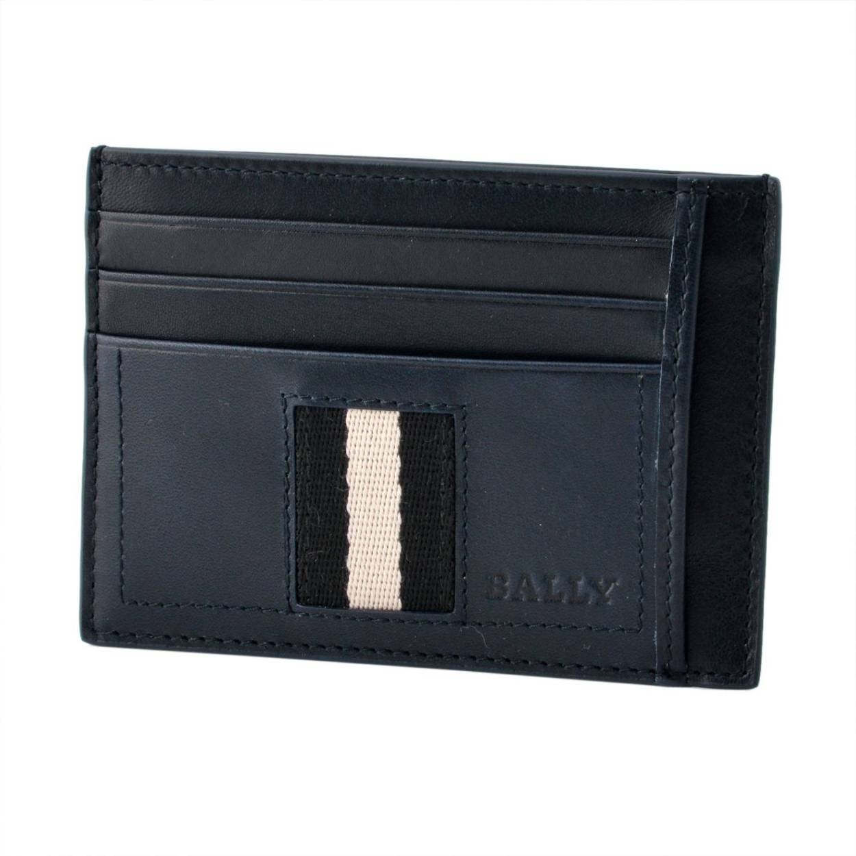 バリー BALLY TORIN.T 517 6187221 メンズ バリーストライプ カードケース 名刺入れ