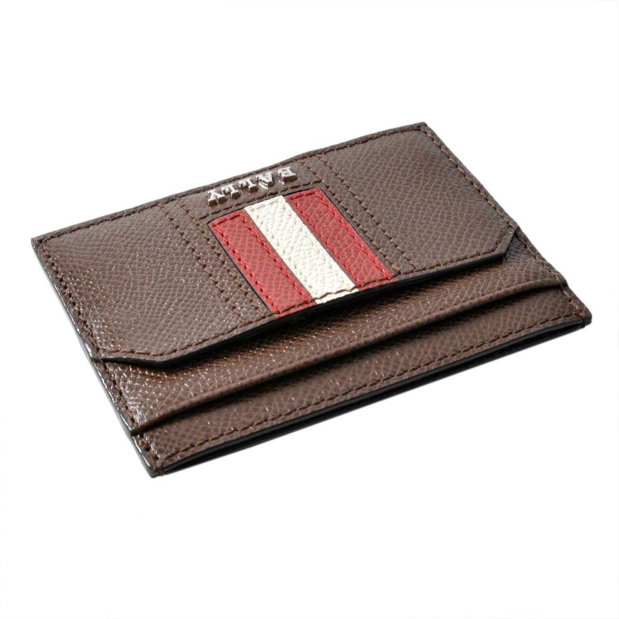 バリー BALLY THAR.LT 11 6218032 バリーストライプ カードケース 名刺入れ