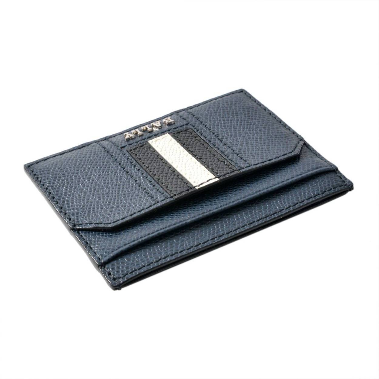 バリー BALLY THAR.LT 17 6218033 バリーストライプ カードケース 名刺入れ