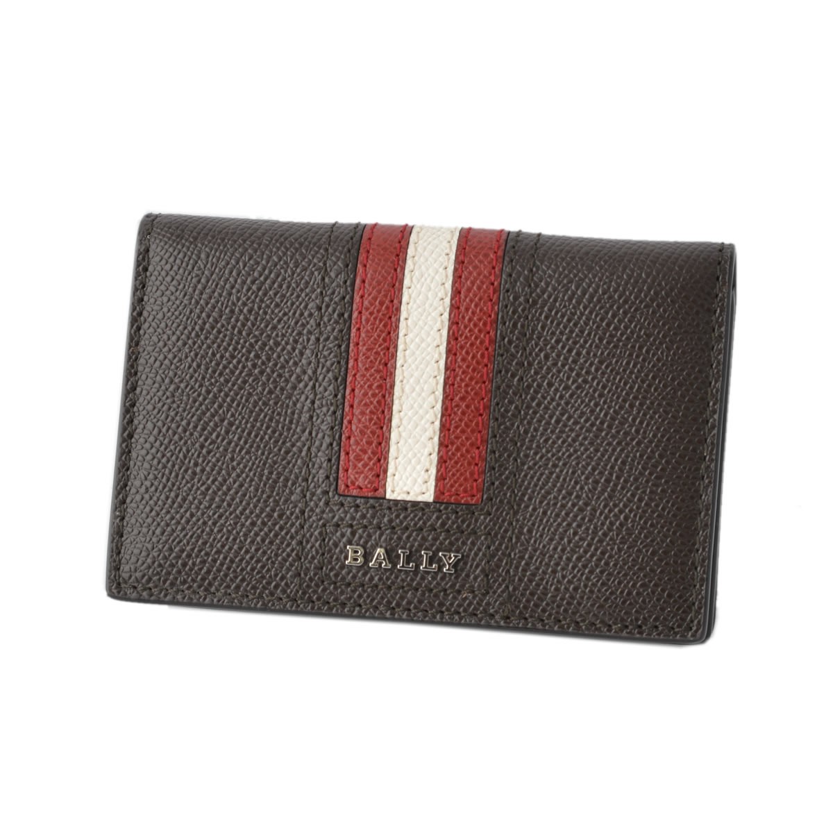 バリー BALLY TYKE.LT 21 6221815 バリーストライプ パスケース付 カードケース 名刺入れ