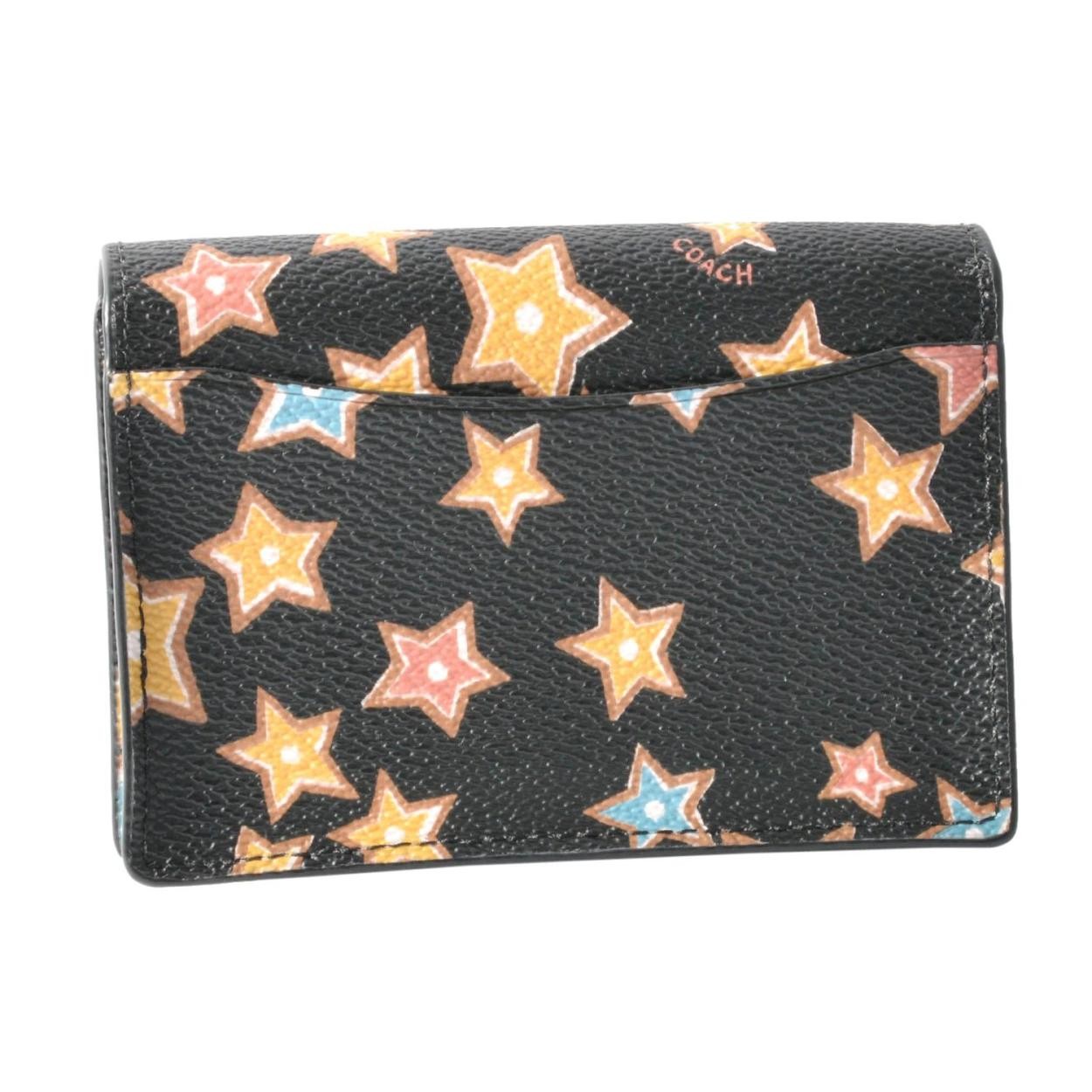 コーチ COACH 21555 Mw/Black Multi(MWBLC) スターライト プリント カードケース 小銭入れ・キーリング付 マルチケース STAR RIGHT PRINT ENVELOPE CARD CASE