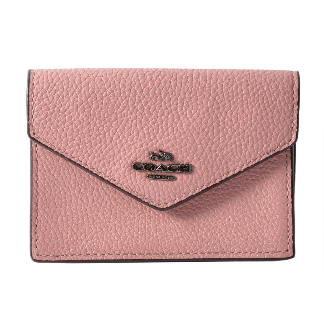 コーチ COACH 55749 Dk/Dusty Rose(DKDRO) エンベロープ カードケース 小銭入れ・キーリング付 マルチケース ENVELOPE CARD CASE